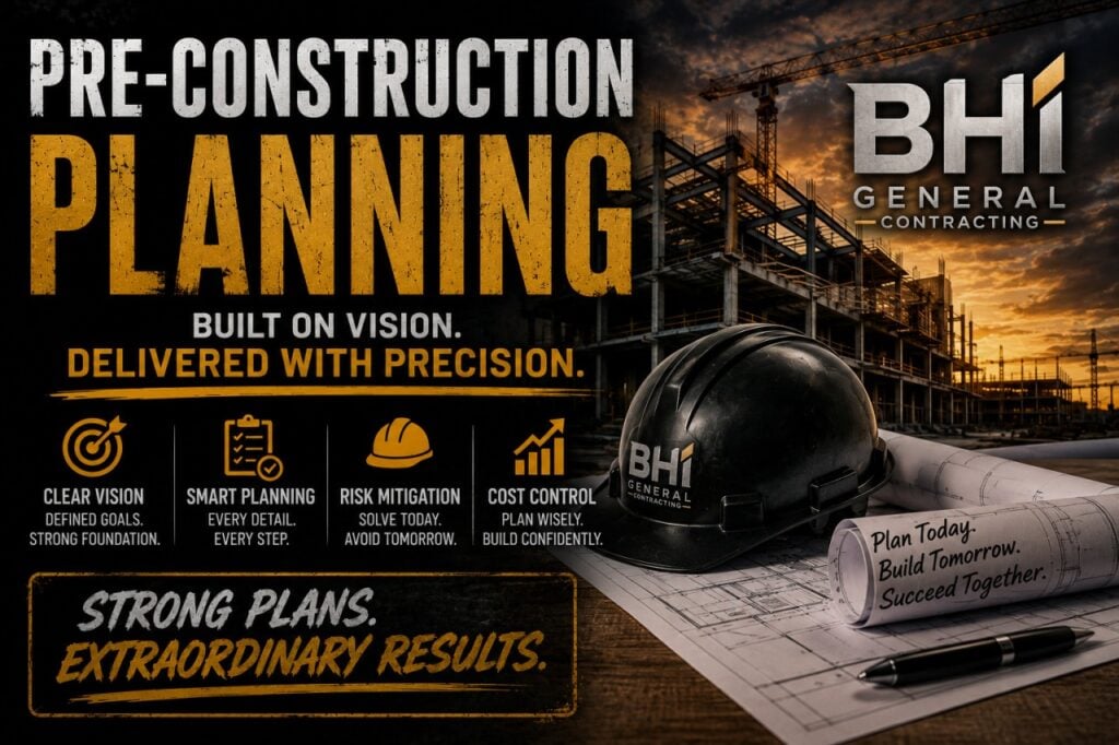 Pre-Construction Planning with BHI General Contracting